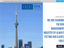 Tablet Screenshot of focusonegroup.com